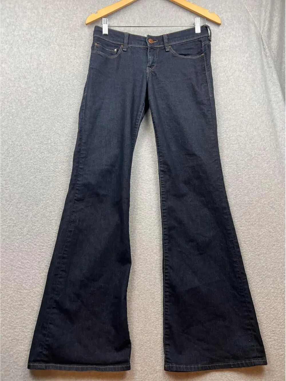 Y2k 90s Mavi Cora Wide Boot Cut Denim Jeans Womens Size 26 X 32  Dark Wash